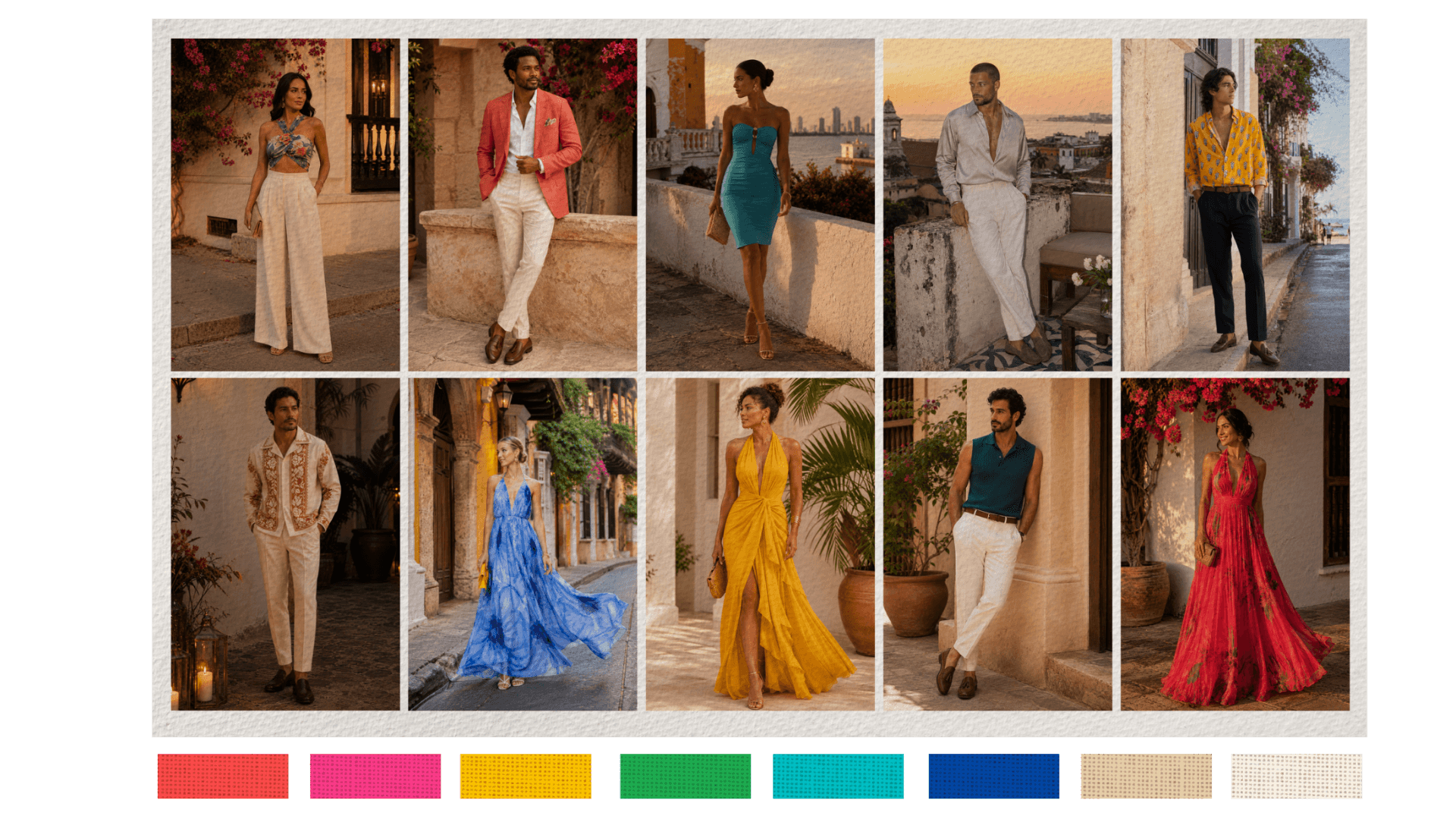 Welcome Dinner dress code — Tropical Chic